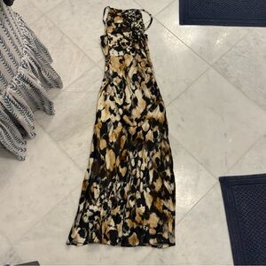 Animal Print Maxi Dress Anthropologie